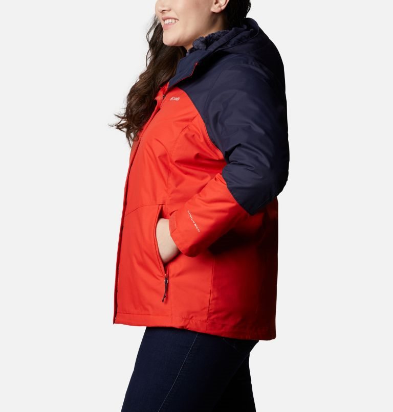 Jachete Din Lână Columbia Bugaboo II Interchange Dama Portocalii Bleumarin | Plus Size RM897SZM0